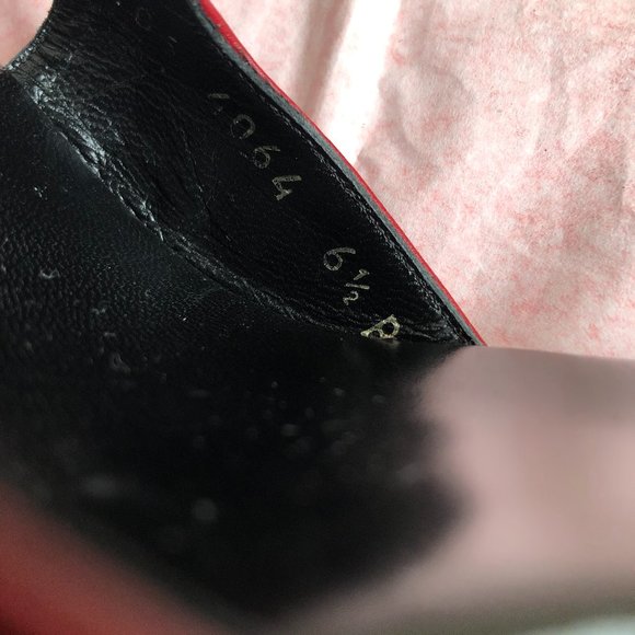 Gucci Black and Red Wedges - Picture 14 of 15